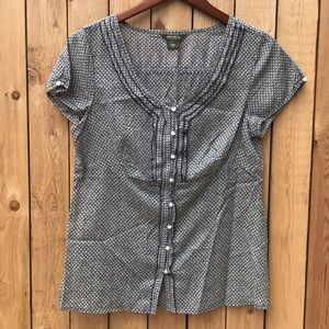 Eddie Bauer floral blouse